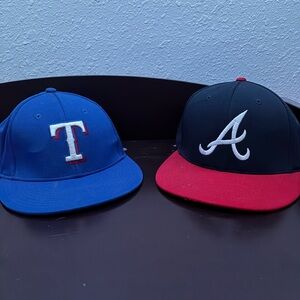 MLB Kids Texas Rangers, Atlanta Braves hat